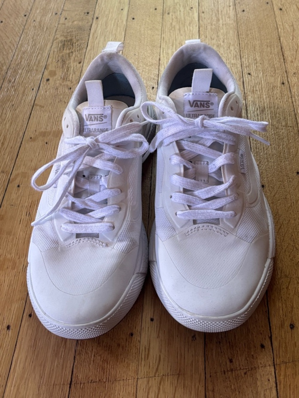 Vans Ultrarange White Low-Top Lace-Up Sneakers